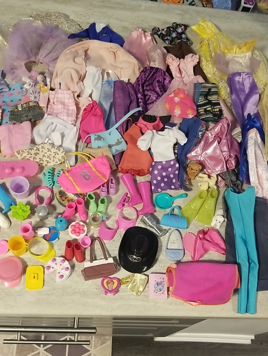 Other - Barbie And Friends  Clothing & Accessories Lot 100+ Pieces